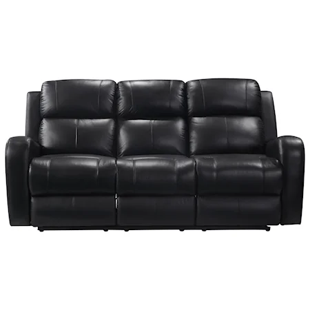 Power Reclining Leather Sofa